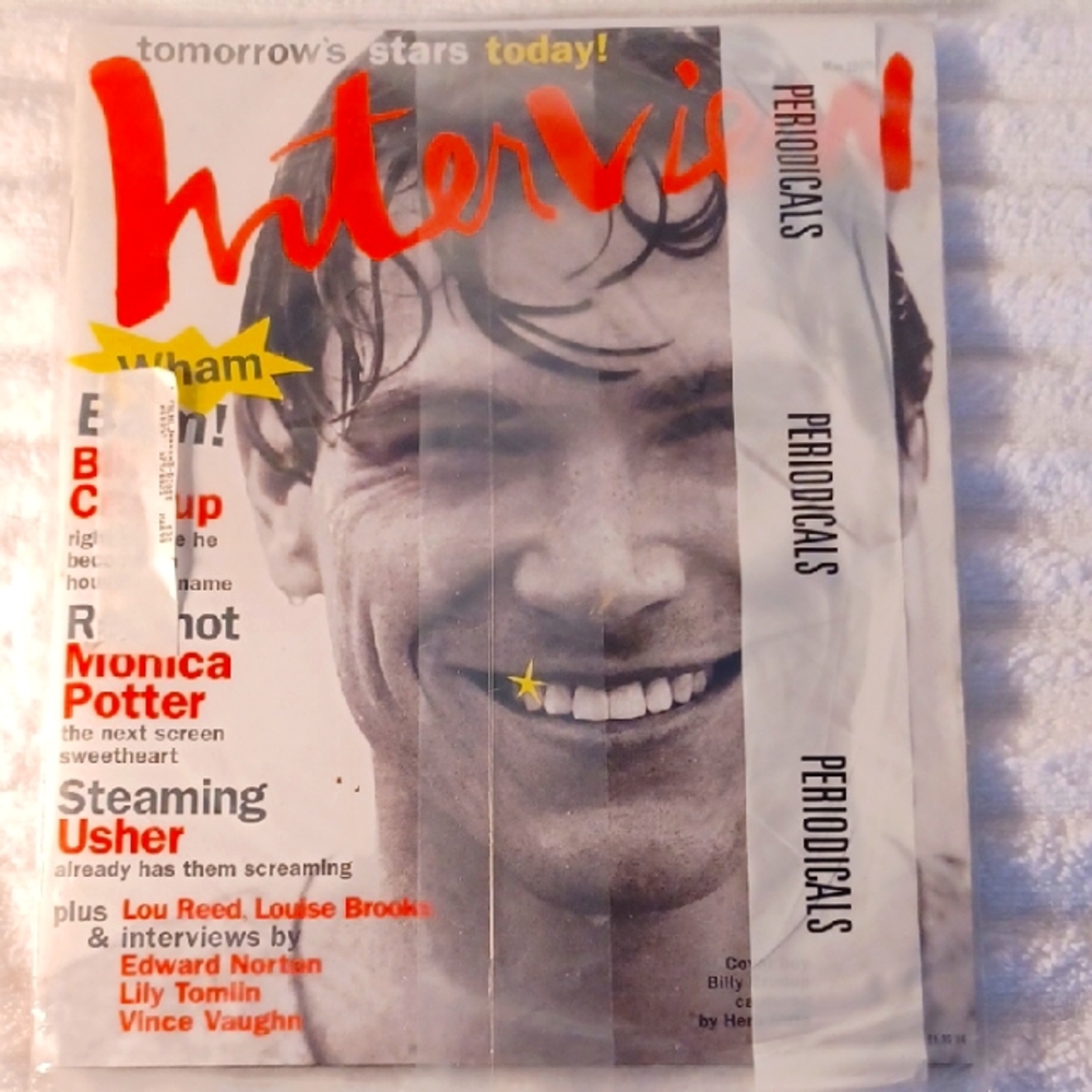 💥Original May 1998 Edition of Interview Magazine in Original Packaging💥